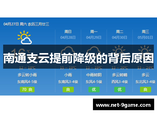 南通支云提前降级的背后原因